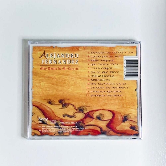 CD Alejandro Fernandez - Muy Dentro De Mi Corazon - Picture 2 of 3